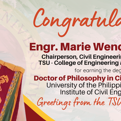Civil engineering chairperson is the first CE Ph.D. degree holder
